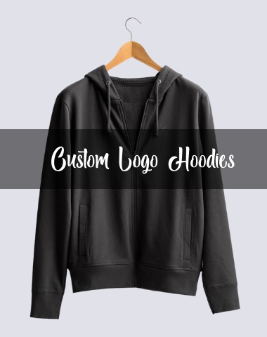 hoodie customized customised custom logo round neck hood pocket hanger