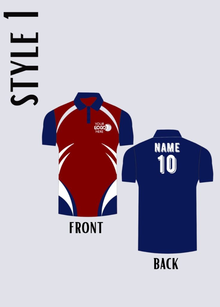 style sports jersey for sportsperson player
